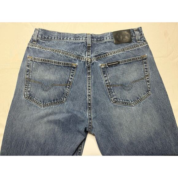 Harley Davidson Men’s Straight Leg Blue Denim Jeans - Size 36x31 - Picture 3 of 8